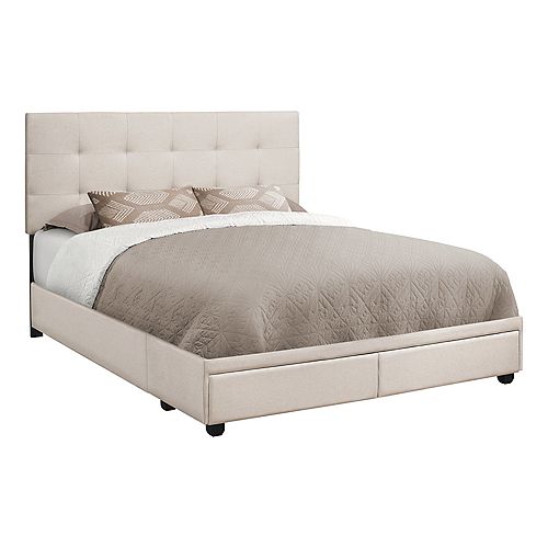 Storage Beds Bed Frames The Home Depot Canada Storage Beds Bed Frames The Home, Queen Platform Bed With Mattress Included