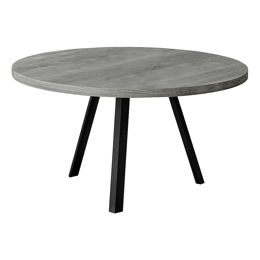 Monarch Specialties Coffee Table 36 Dia Grey Reclaimed Wood Black Metal The Home Depot Canada Monarch Specialties Coffee Table 36, Rustic Round Coffee Table Canada