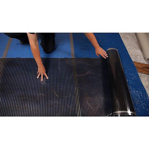 3 ft. x 25 ft. 240V Floor Heating System for Laminate, Vinyl, and Floating Floors (75 sq. ft.)