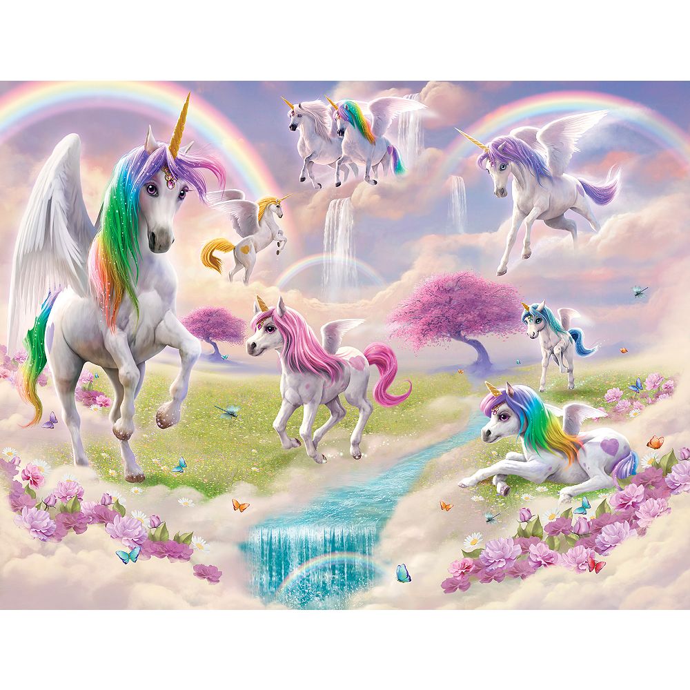 Walltastic Magical Unicorn Wall Mural The Home Depot Canada Walltastic Magical Unicorn Wall Mural The Home Depot Canada