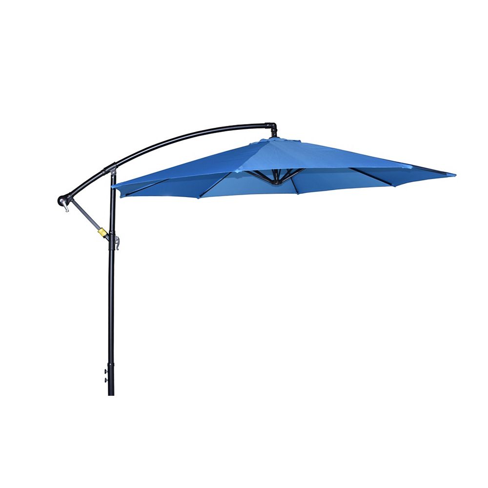 Henryka Ltd Cantilever Umbrella Blue The Home Depot Canada