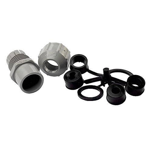 1/2-inch Nonmetallic Unthreaded Strain Relief fitting