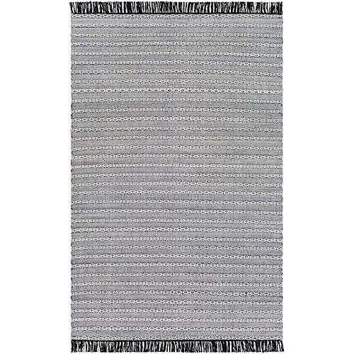 Lightmoor Silver Gray 2 ft. 6 in. x 8 ft. Runner Indoor/Outdoor Area Rug