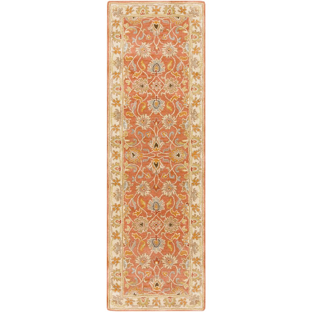Artistic Weavers John Burnt Orange 3 ft. x 12 ft. Runner Indoor Area