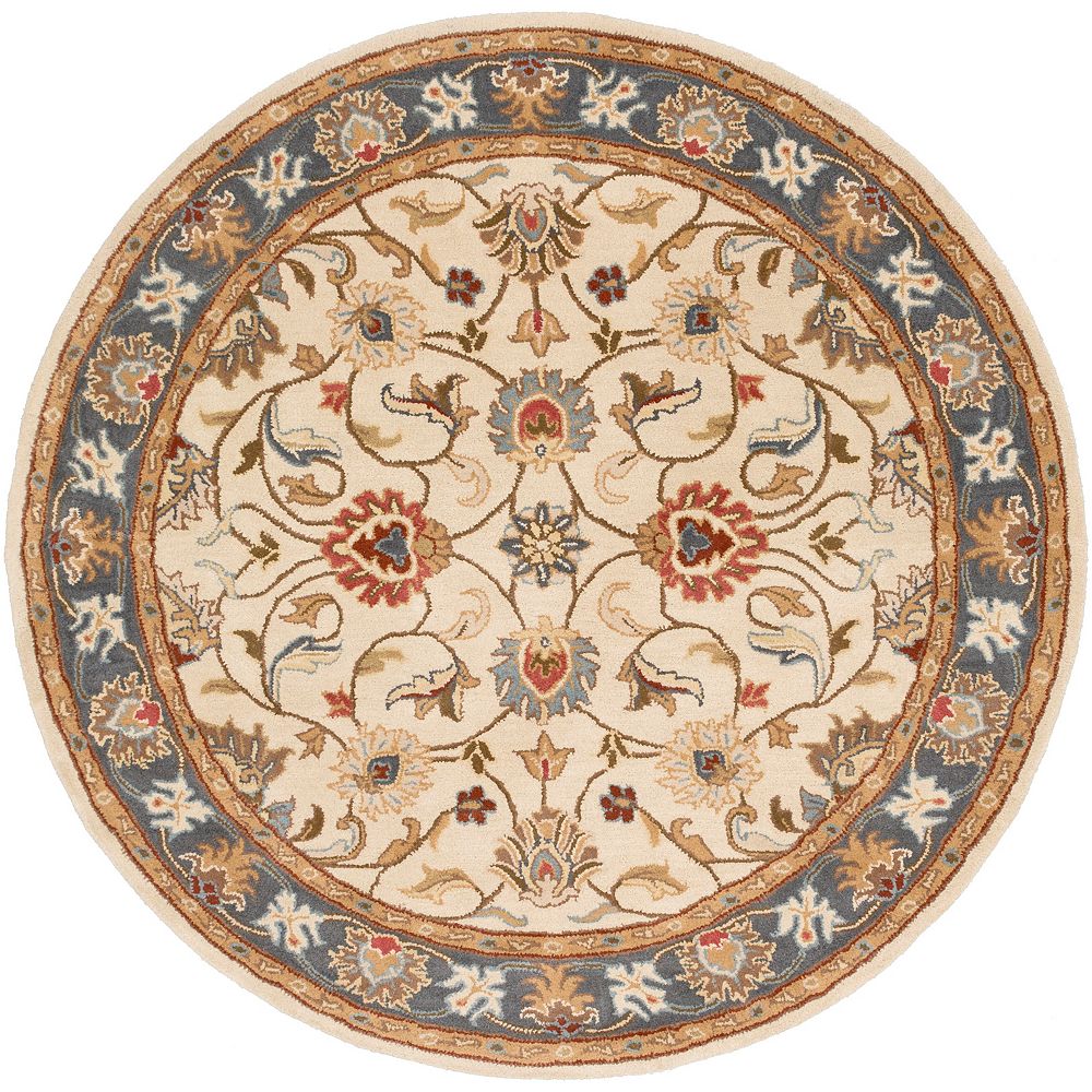 Artistic Weavers John Camel 4 Ft X 4 Ft Round Indoor Area Rug The Home Depot Canada