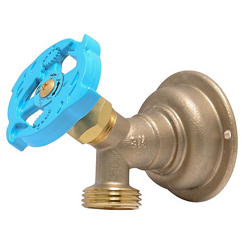 SharkBite-3/4 inch Push-to-Connect x 3/4 inch MHT Brass Multi-Turn Hose Bibb