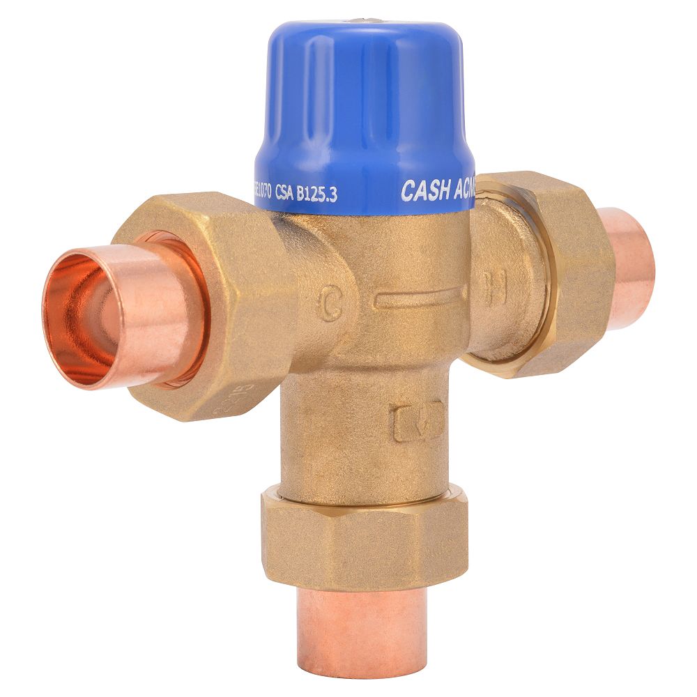 Cash Acme Cash Acme3/4 inch HG110D Copper Sweat Thermostatic Mixing