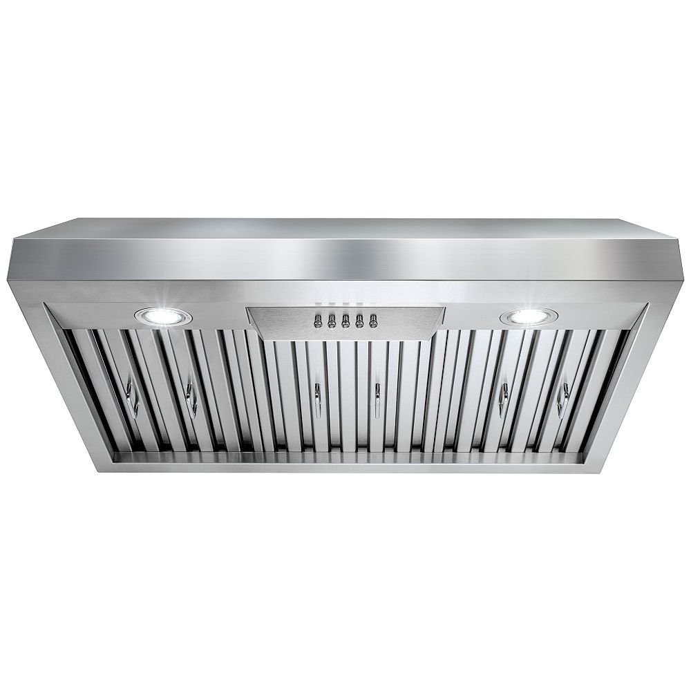 AKDY 30 in. Kitchen Convertible Under Range Hood in Stainless