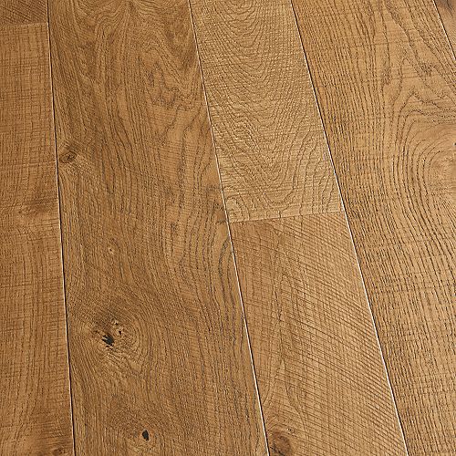 Malibu Wide Plank Sample -French Oak Montara Engineered Click Lock Hardwood Flooring, 5-inch x 7 inch