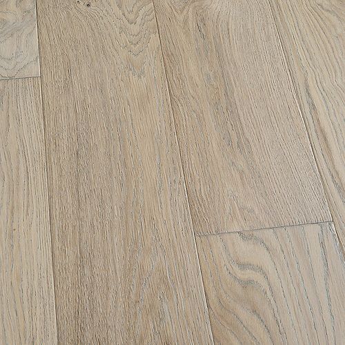 Malibu Wide Plank Sample -French Oak Mavericks Engineered Click Lock Hardwood Flooring, 5-inch x 7 inch