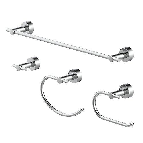 Innburg 4-Piece Bath Hardware Set in Chrome