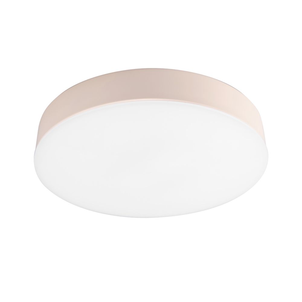 Hampton Bay Smart Hubspace 13 pouces, rose, LED CCT sélectionnable et montage encastré RVB