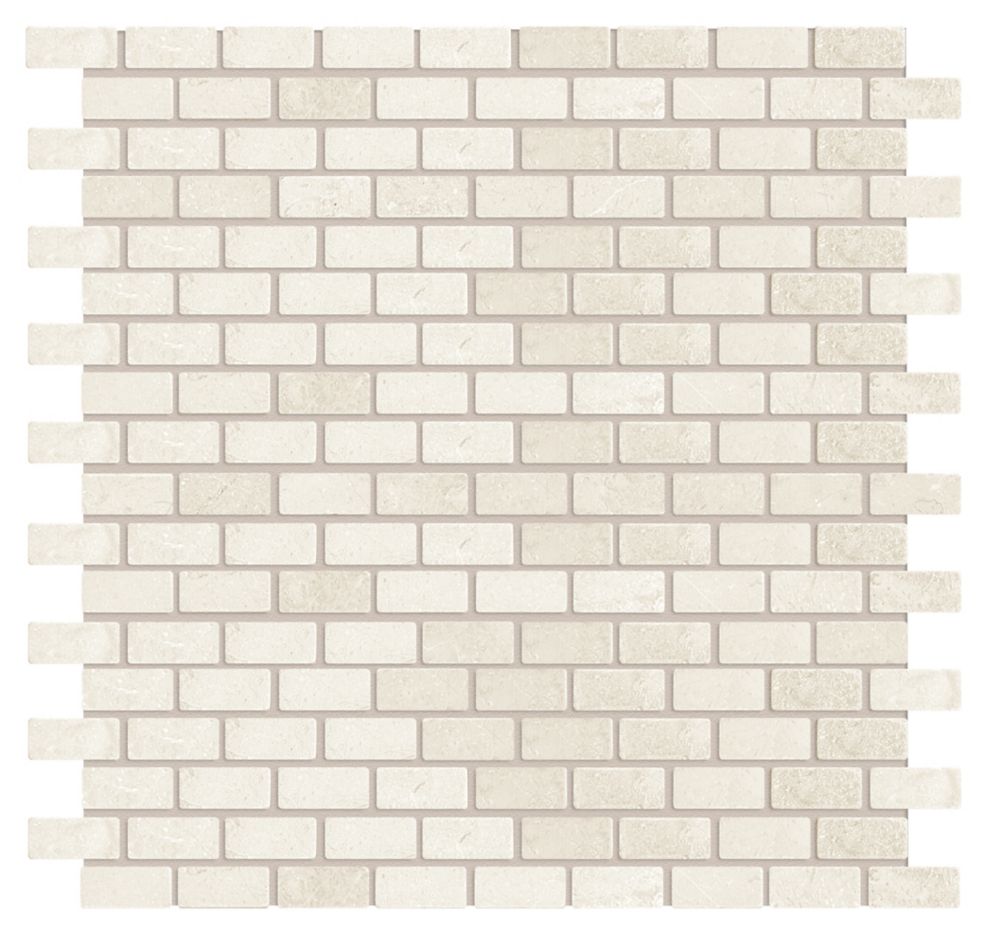 Enigma Berkshire Crema 5/8inch x 1.25inch Tumbled Marble Mini Brick