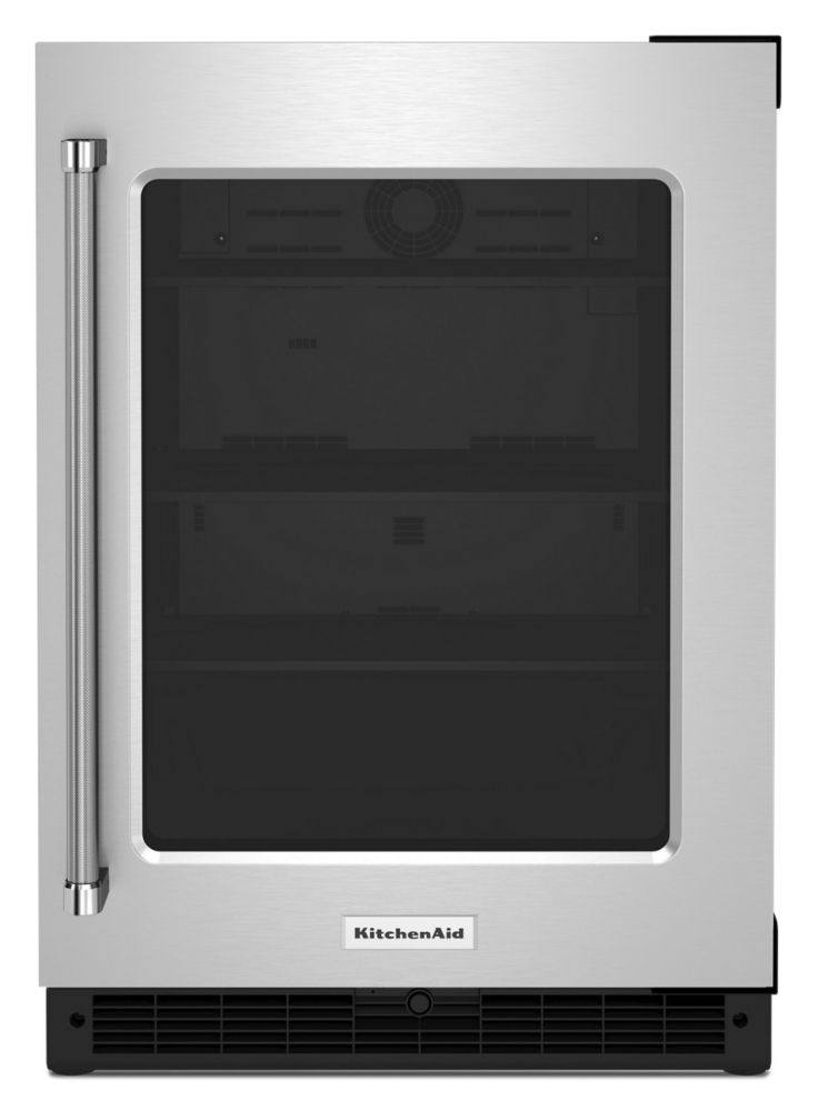 KitchenAid 24 Inch Undercounter Refrigerator With Glass Door The Home   P 1001617441 