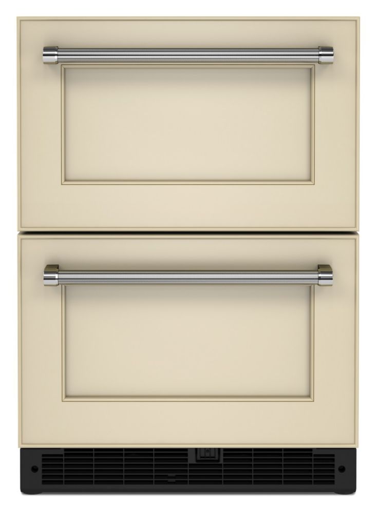 KitchenAid 24 Panel Ready Undercounter Double Drawer Refrigerator The   P 1001617453 