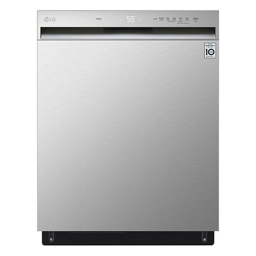 Front Control Dishwasher with QuadWash in Stainless Steel with Stainless Steel Tub, 50 dBA