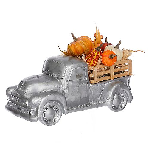 11-inch Pumpkin Truck Autumn Harvest Decoration