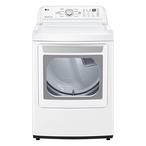 7.3 cu.ft. Electric Dryer with Sensor Dry in White