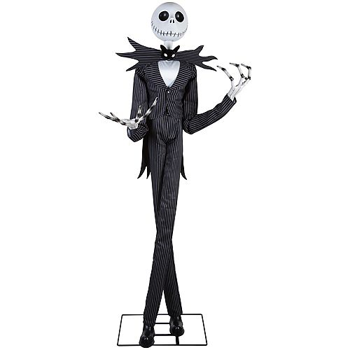 The Nightmare Before Christmas Premium 6 ft. Animated Jack Skellington Halloween Decoration