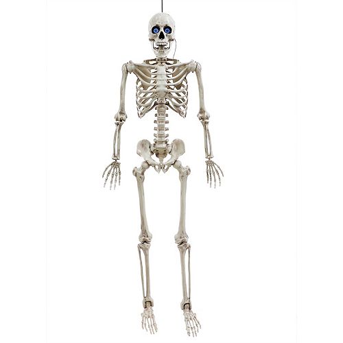 5 ft. Skeleton with Digital Eyes Halloween Decoration