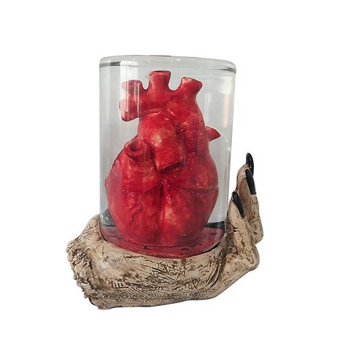 6-inch Specimen Jar with Heart Halloween Decoration