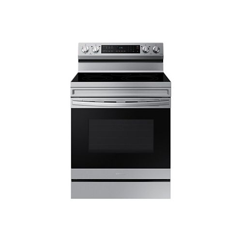 6.3 cu. ft. Freestanding Electric Range with Convection Oven and Air Fry in Fingerprint Resistant Stainless Steel