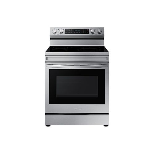 6.3 cu.ft. Freestanding Electric Range with True Convection Oven and Air Fry in Stainless Steel