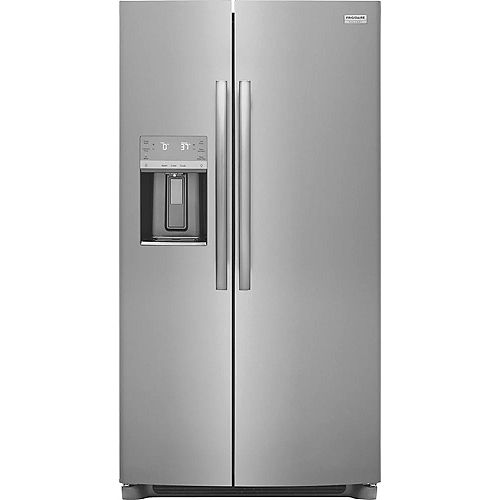 36-inch W 22.2 cu. ft. Side by Side Refrigerator in Smudge-Proof Stainless Steel, Counter Depth