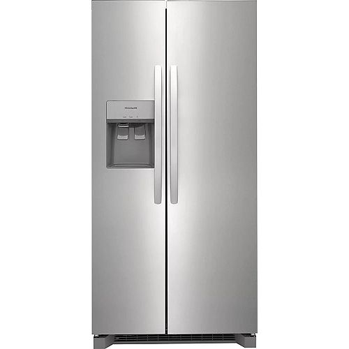 33-inch W 22.2 cu. ft. Side by Side Refrigerator in Stainless Steel