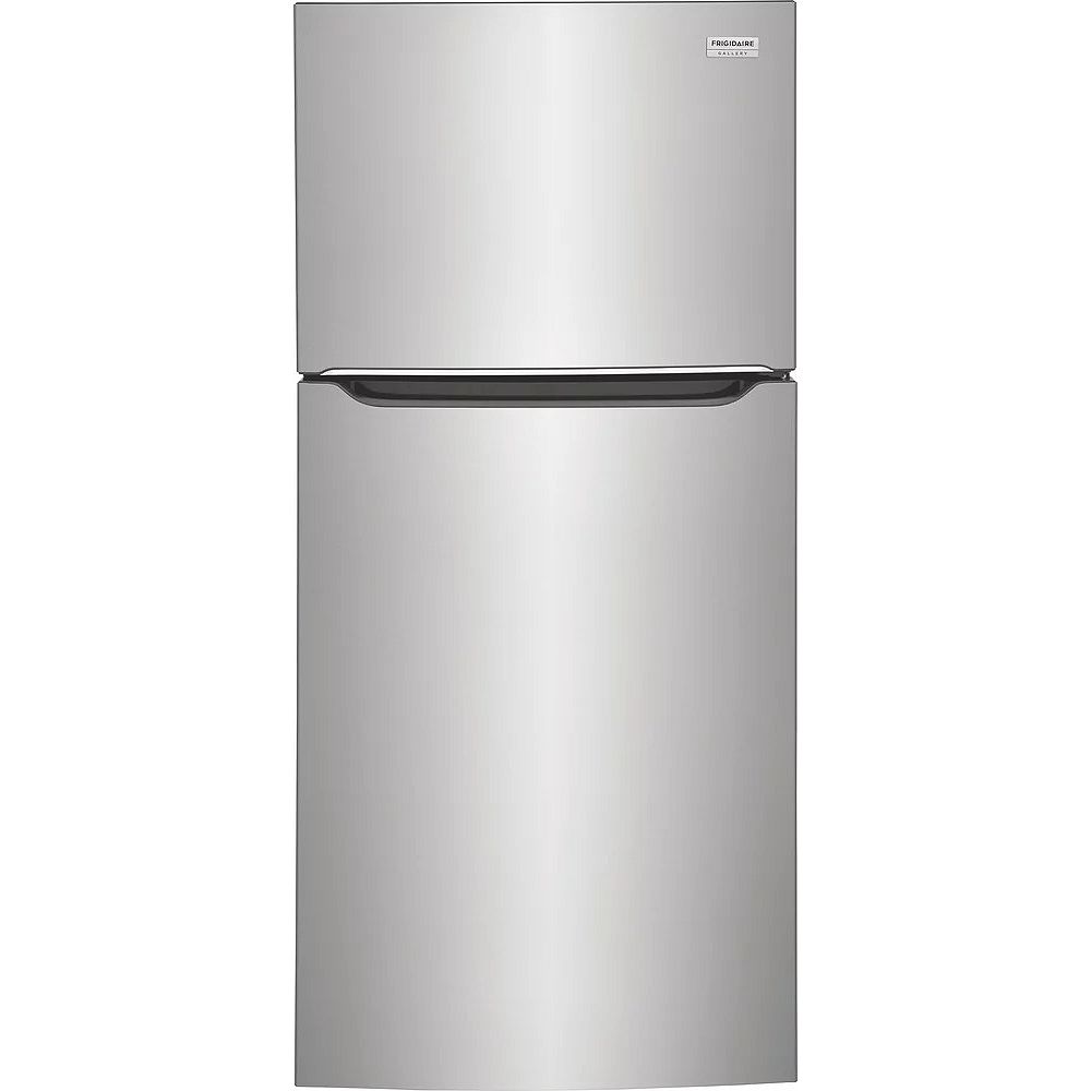 Frigidaire 30-inch Wide 20 Cu. Ft. Top Freezer Refrigerator in Smudge-Proof Stainless Steel FGHT2055VF