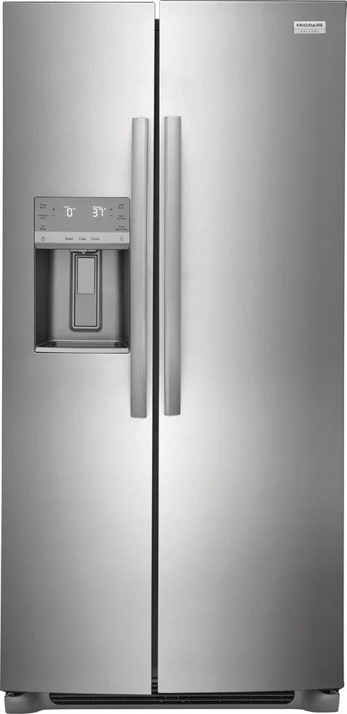 samsung black stainless steel refrigerator 33 inches wide