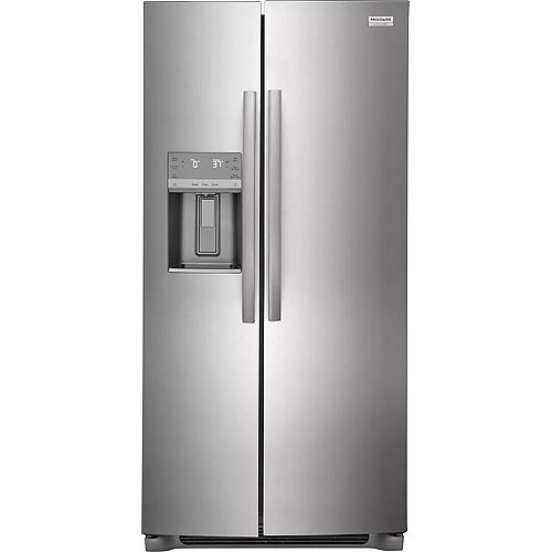 33-inch W 22.2 cu. ft. Side by Side Refrigerator in Stainless Steel