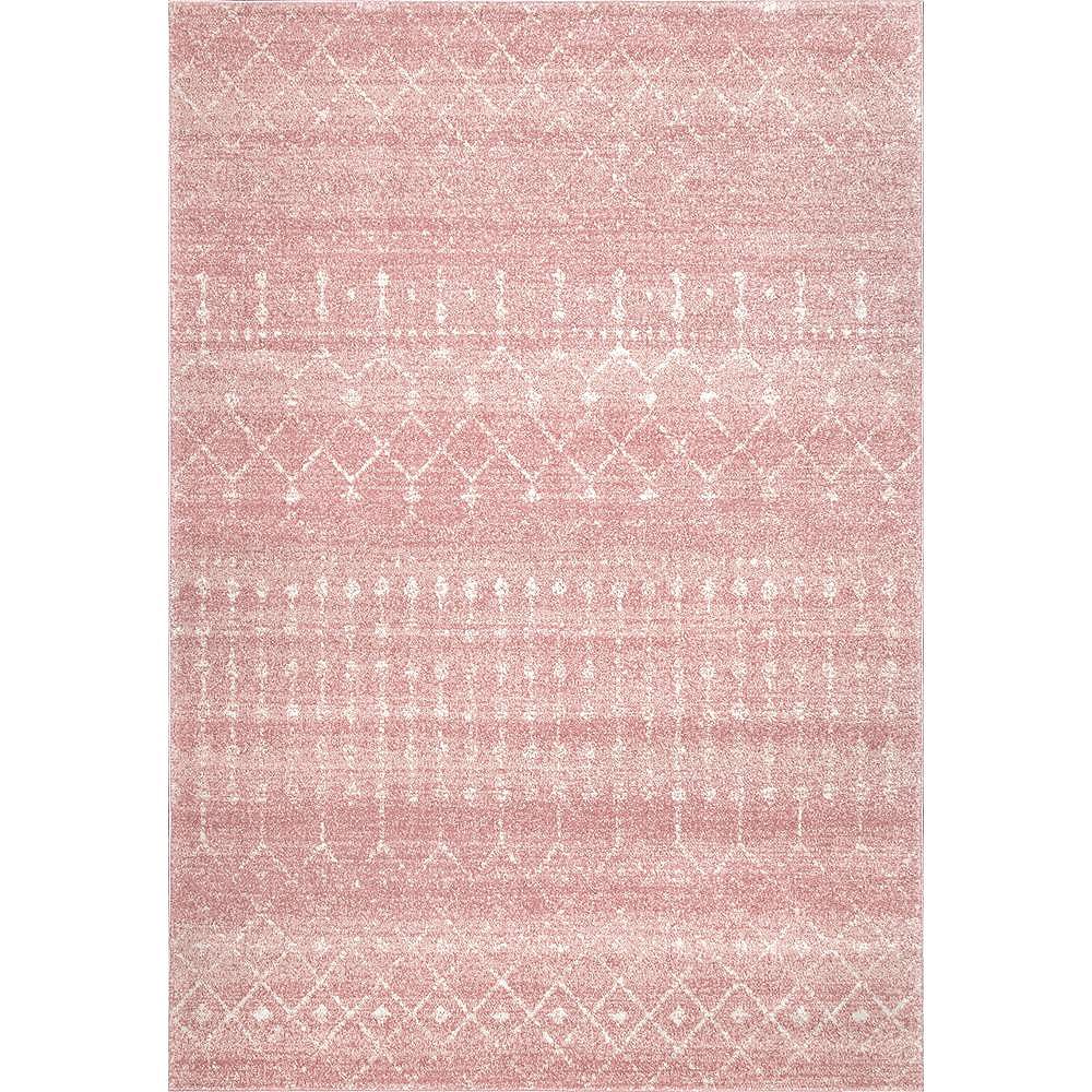 nuLOOM Moroccan Blythe Pink 8 ft. x 8 ft. Indoor Square Rug The Home Depot Canada