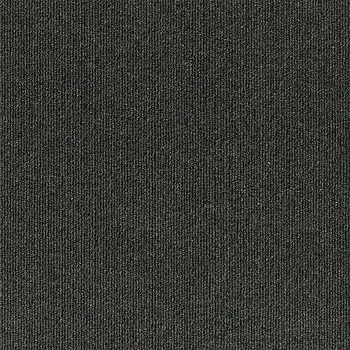 Rib N09 Black Ice 18-inch x 18-inch Carpet Tiles (16 Tiles / Case)