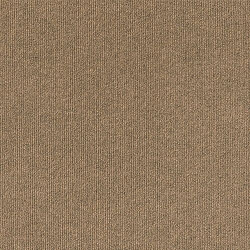 Foss Floors Rib N29 Chestnut 18-inch x 18-inch Carpet Tiles (10 Tiles / Case)