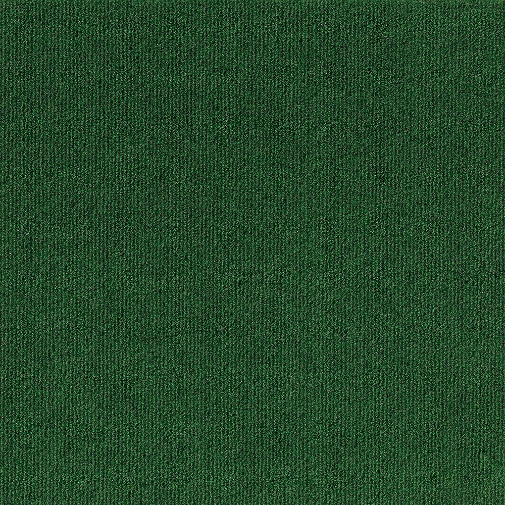 Foss Floors Rib N11 Heather Green 18inch x 18inch Carpet Tiles (10