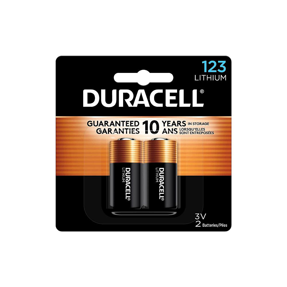 Duracell Lithium 123 Batteries 2 count The Home Depot Canada