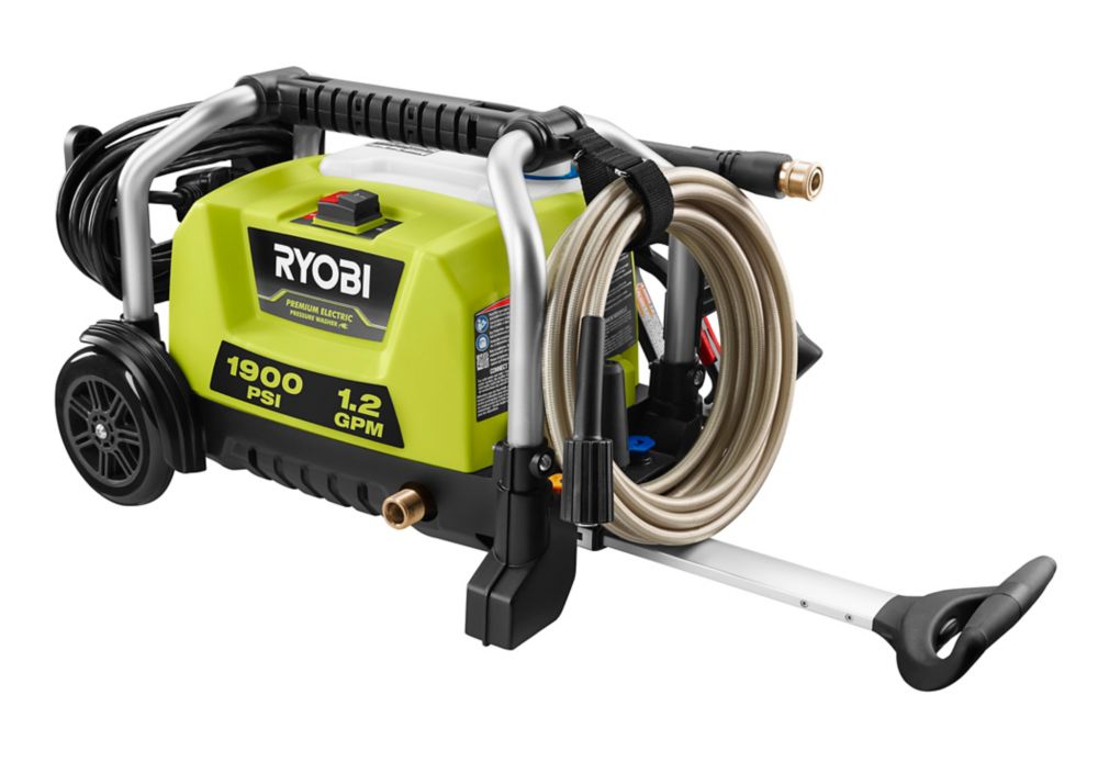 AiWaWa CA,RYOBI 1900 PSI 1.2GPM Cold Water Wheeled Electric