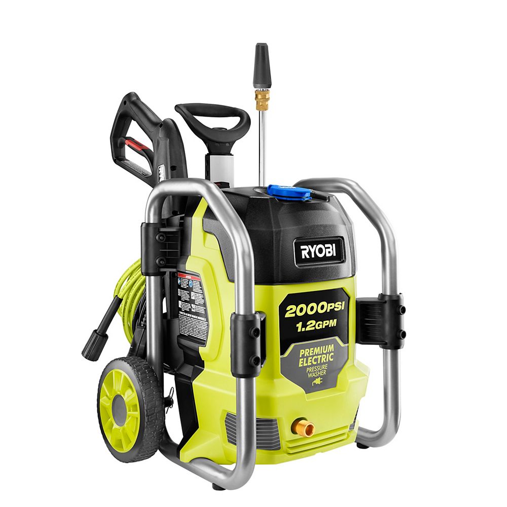 RYOBI 2000 PSI 1.2 GPM Cold Water Electric Pressure Washer ...