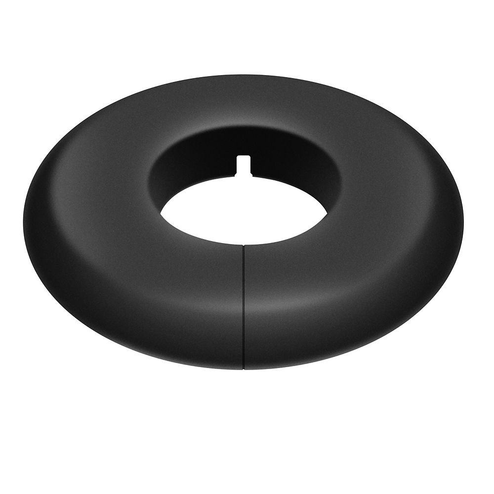 MOEN Matte Black Plated Plastic Split Pipe Flange 1/2 Inch C or 3/8