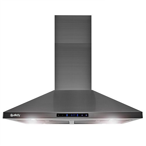 Black Stainless Steel Range Hoods, Vent Hoods & Exhaust Fans The Home