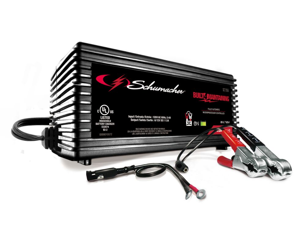 home depot auto battery charger