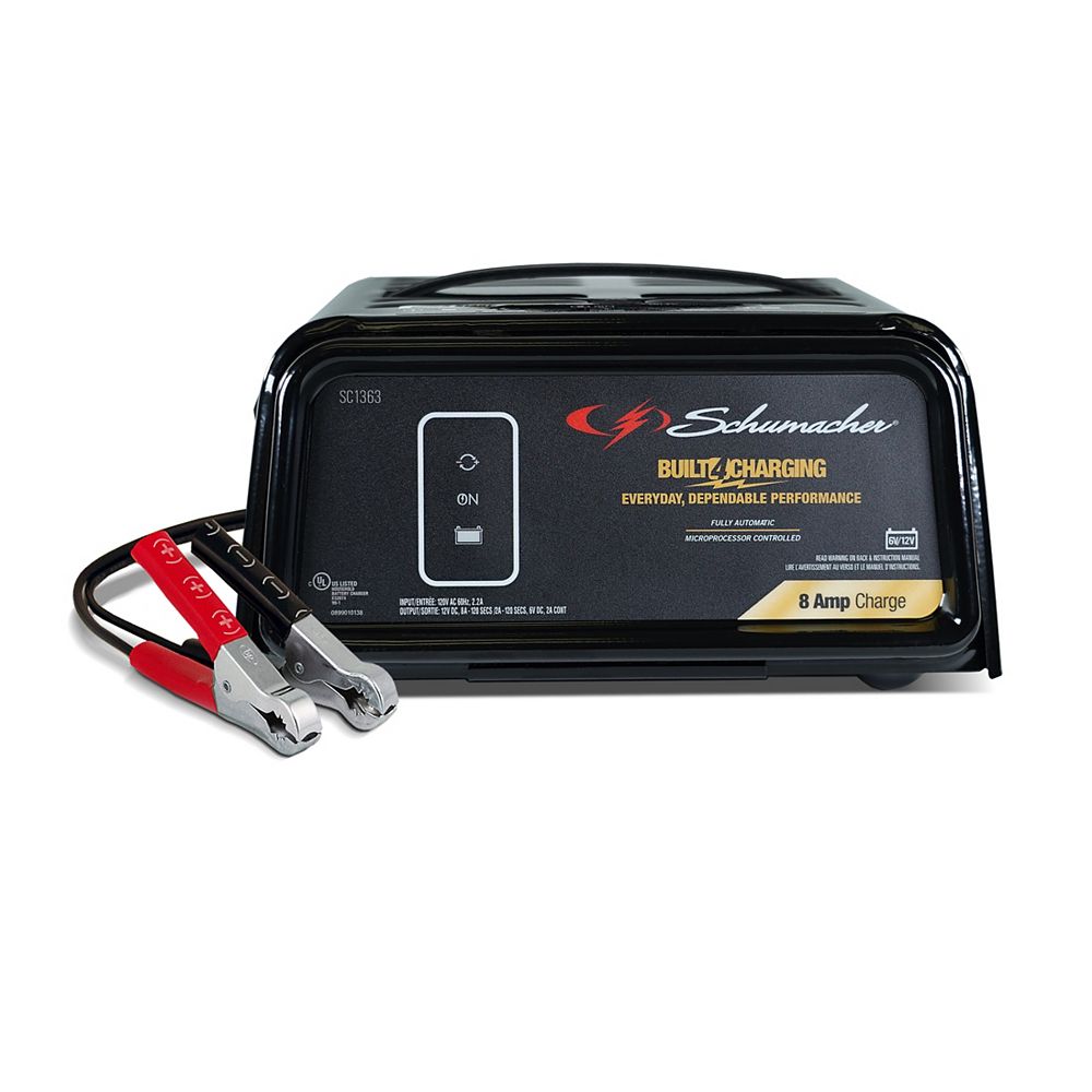 Schumacher Electric 8Amp 6/12V Fully Automatic Battery Charger The