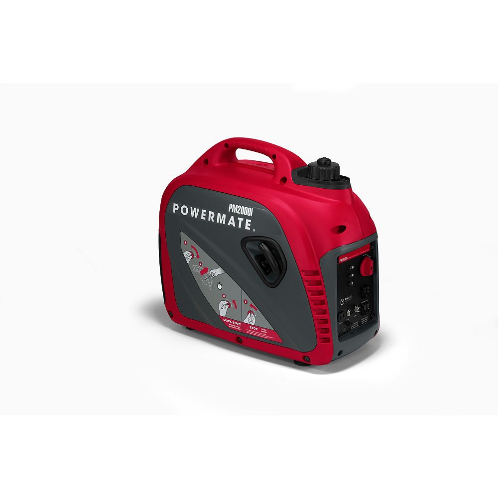 Powermate 2000 Watt Portable Inverter Generator, 50 ST / CSA | The Home ...