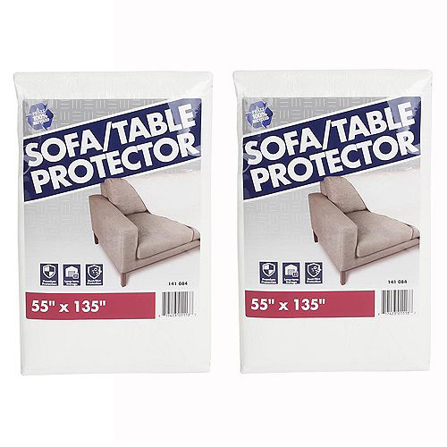 2 Pack 55 in. x 135 in Sofa or Table Protector