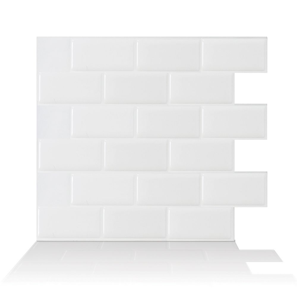 smart tiles subway white tile