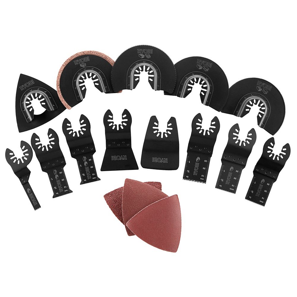 RYOBI Oscillating MultiTool Accessory Kit (16Piece) The Home Depot Canada