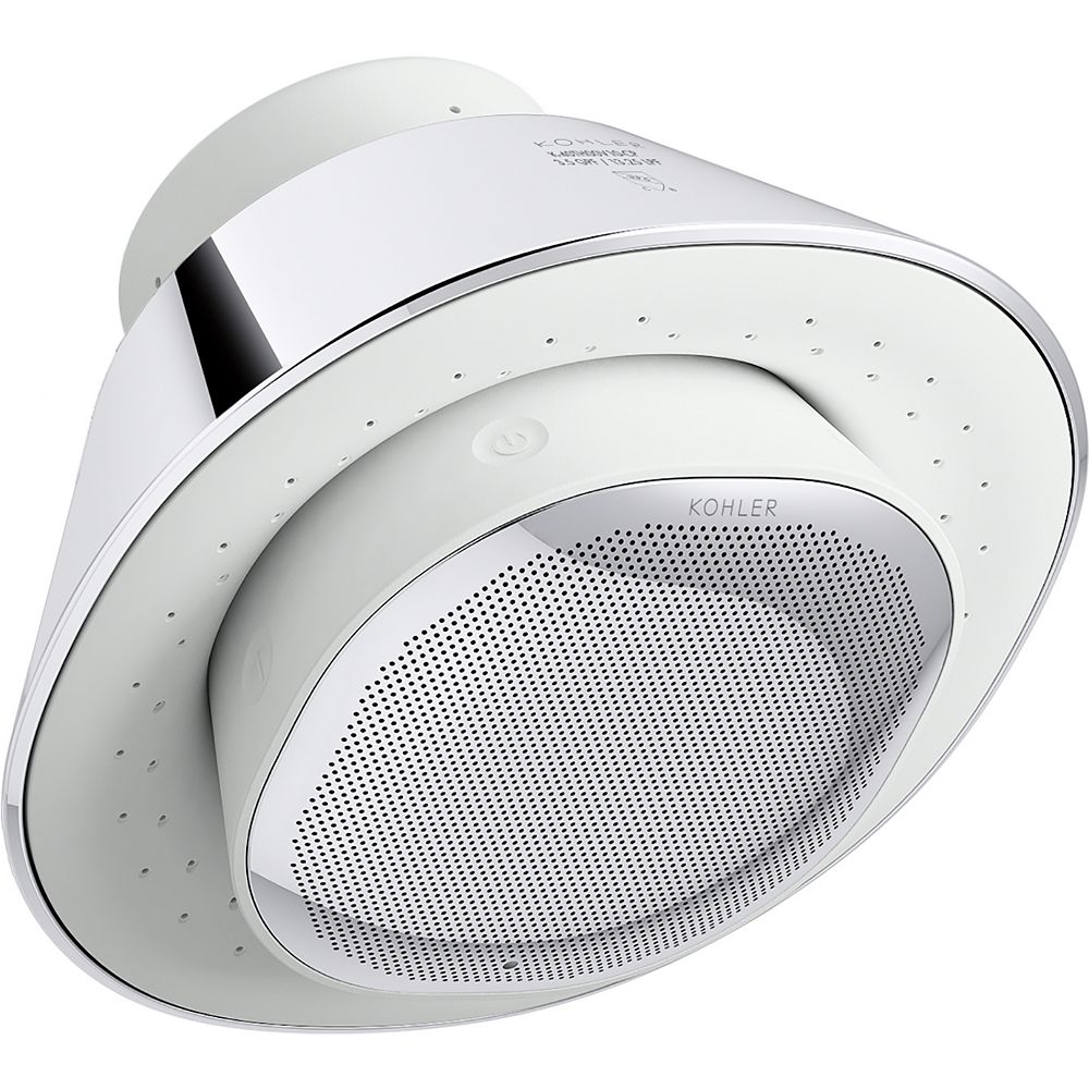 KOHLER Moxie 1-Spray 5.75-inch Wall Mount Showerhead with Bluetooth ...