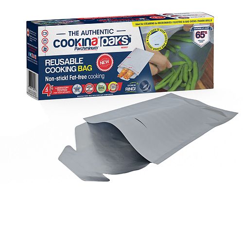 Reusable COOKINA PAKS Parchminum Steaming Pockets - 20 cm  x 30 cm