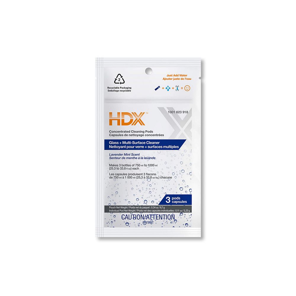 HDX Glass and MultiPurpose Cleaner Cleaning Pods The Home Depot Canada